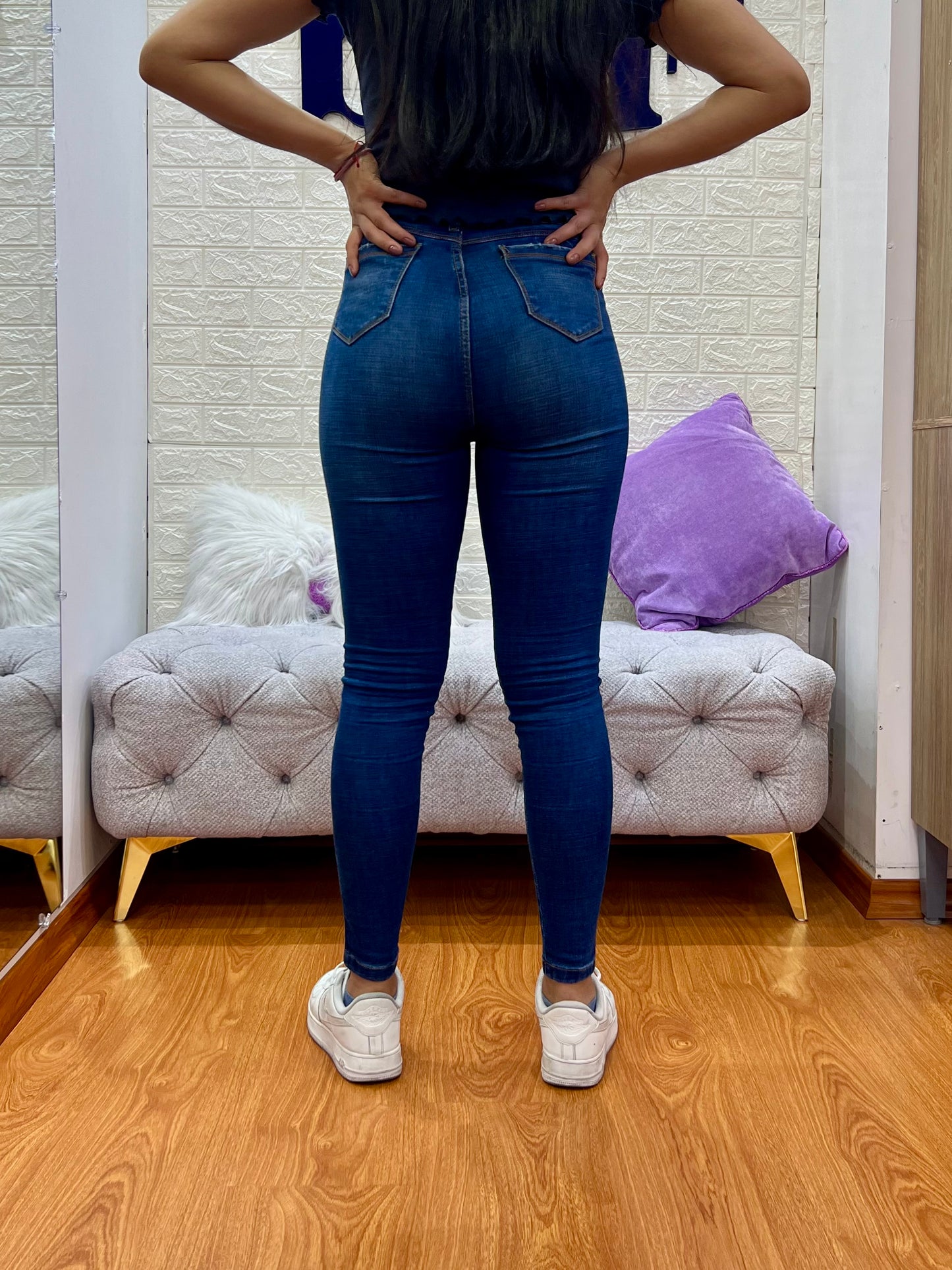 Skinny Jeans de 1 botón