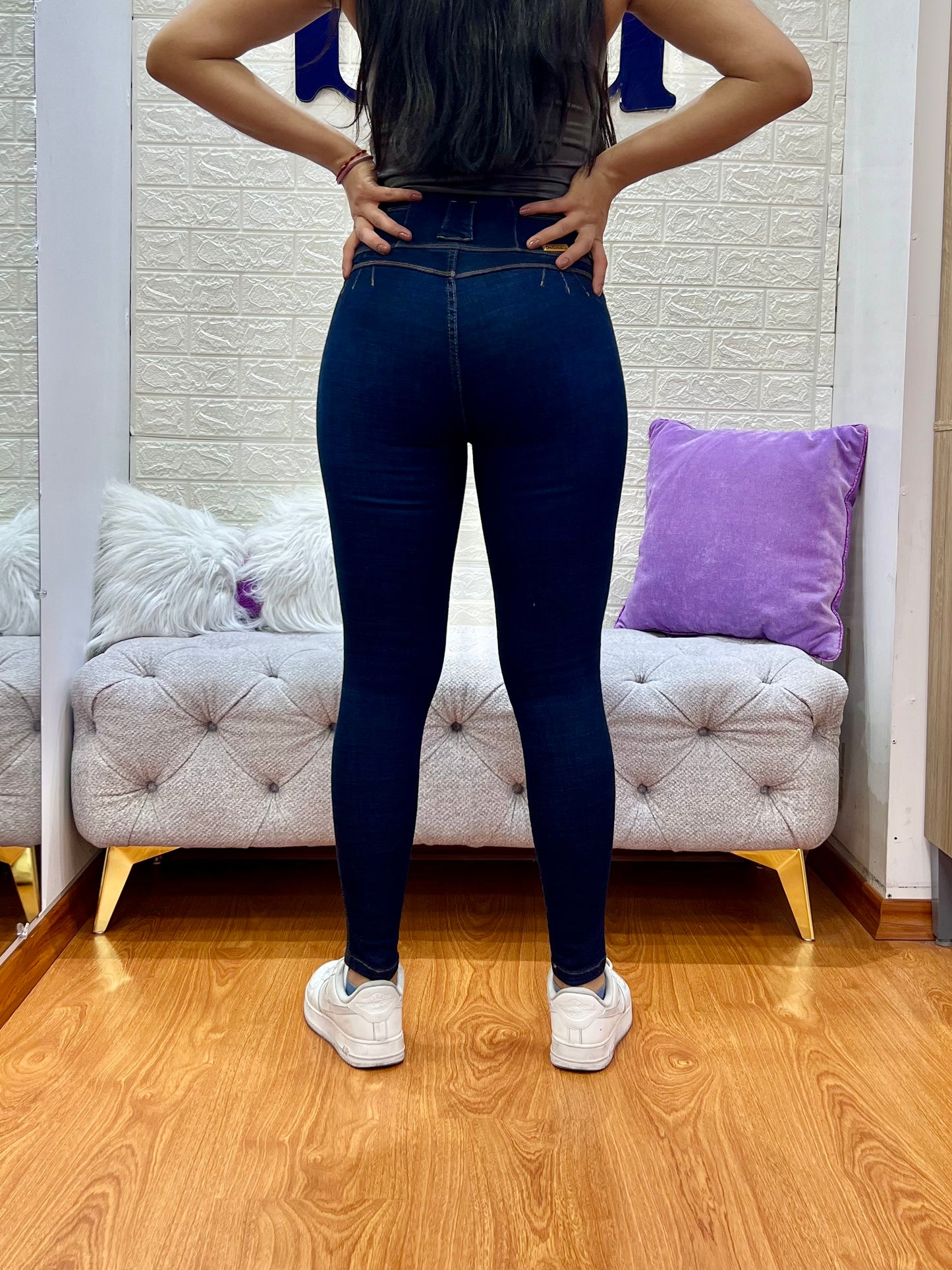 Skinny Jeans de 3 botones